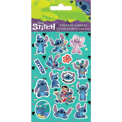 DIAKAKISΑυτοκόλλητα 5 Φύλλα Lilo & Stitch 8X12εκpapell.gr