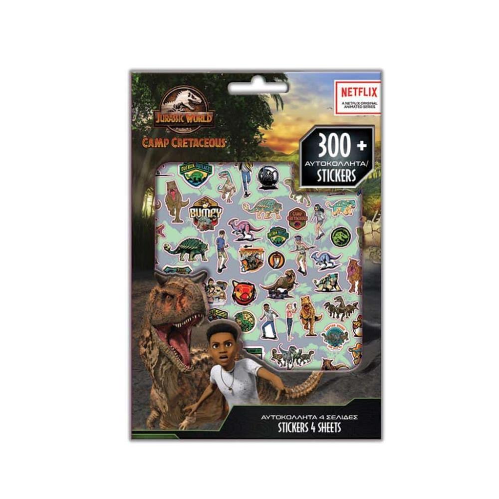 DIAKAKISΑυτοκόλλητα Jurassic World Μπλοκ 300Τμχ 14,5X21,5εκpapell.gr