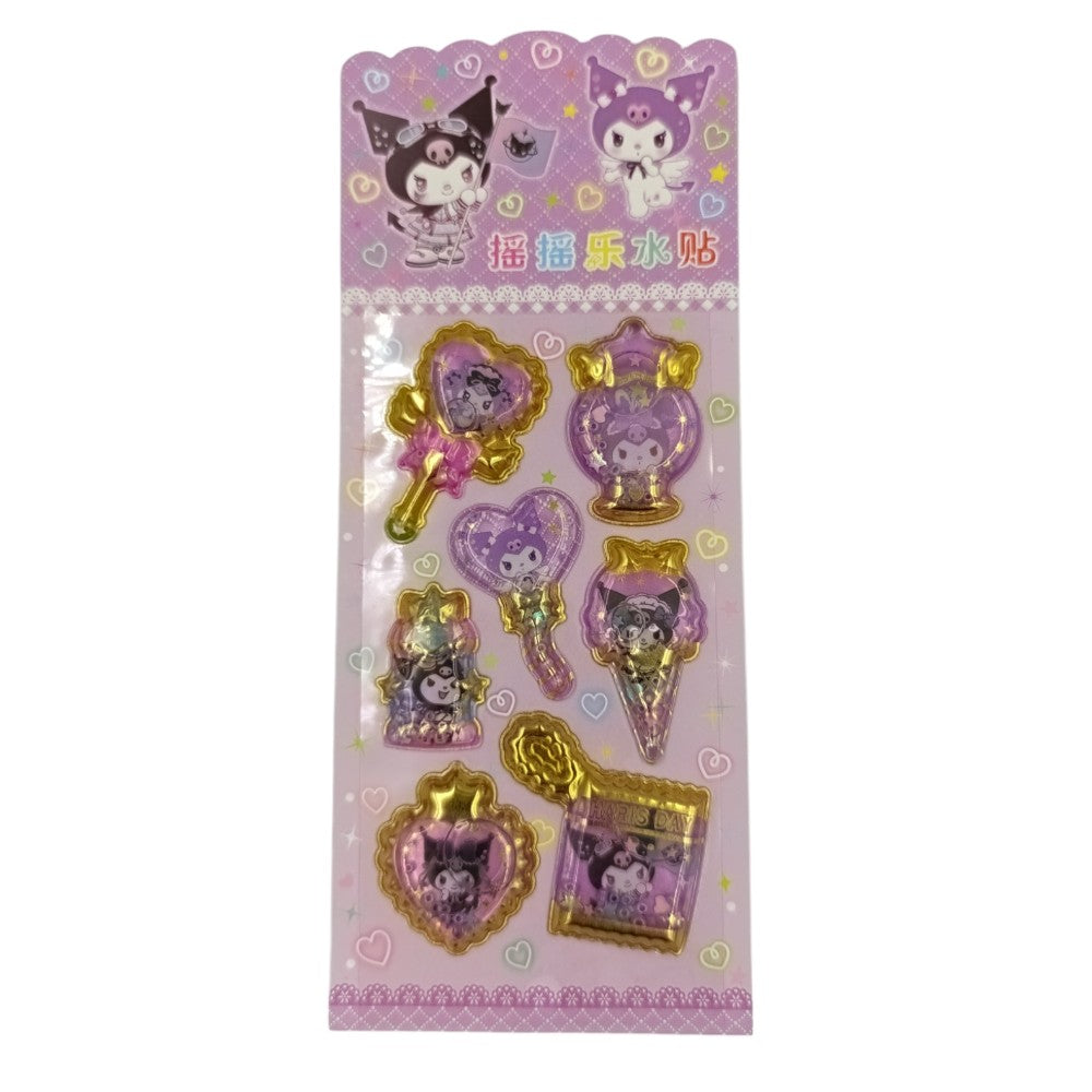 OEMΑυτοκόλλητα Με Νερό & Glitter Διάφορες Φιγούρες 5 Σχέδια - 1 Τμχpapell.gr