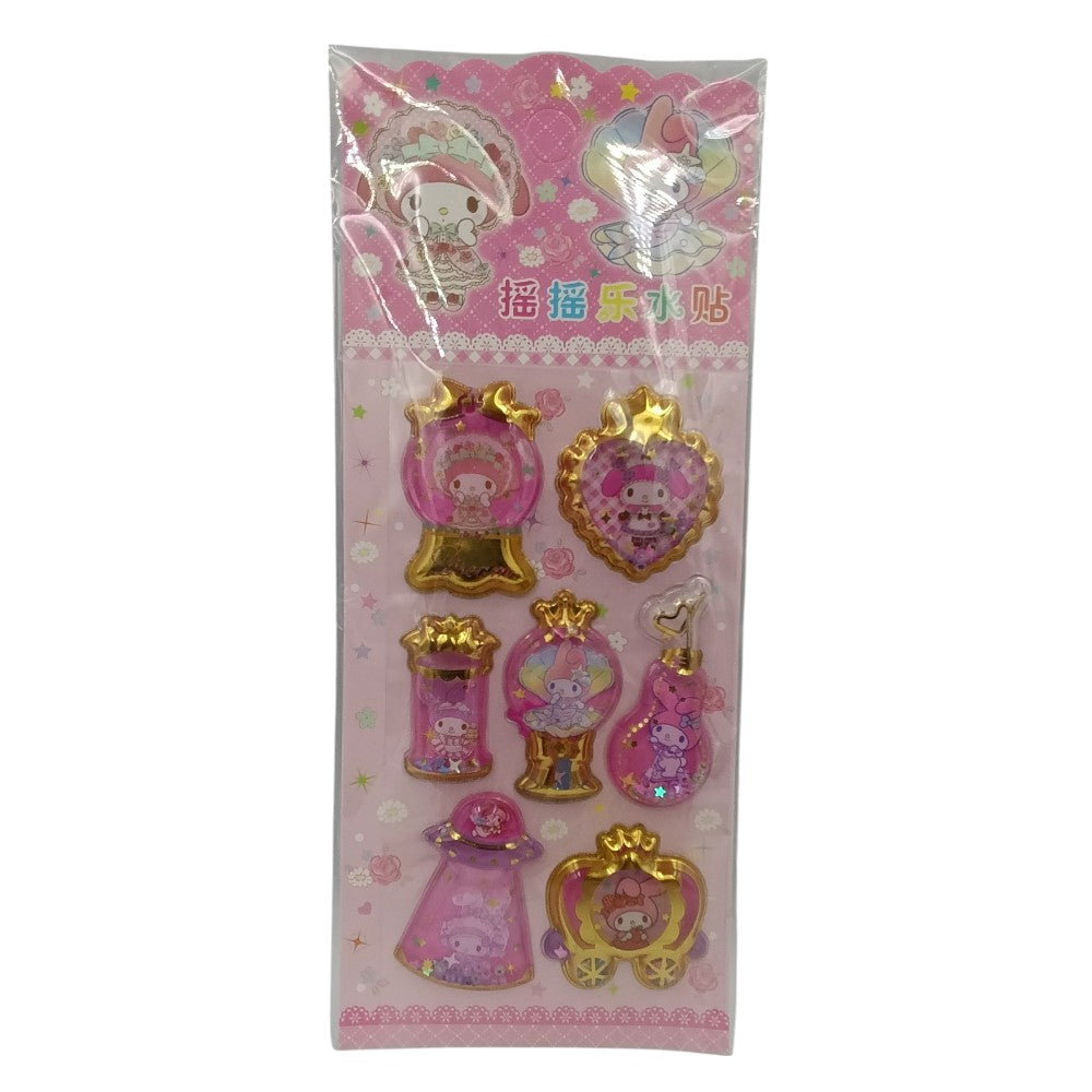 OEMΑυτοκόλλητα Με Νερό & Glitter Διάφορες Φιγούρες 5 Σχέδια - 1 Τμχpapell.gr