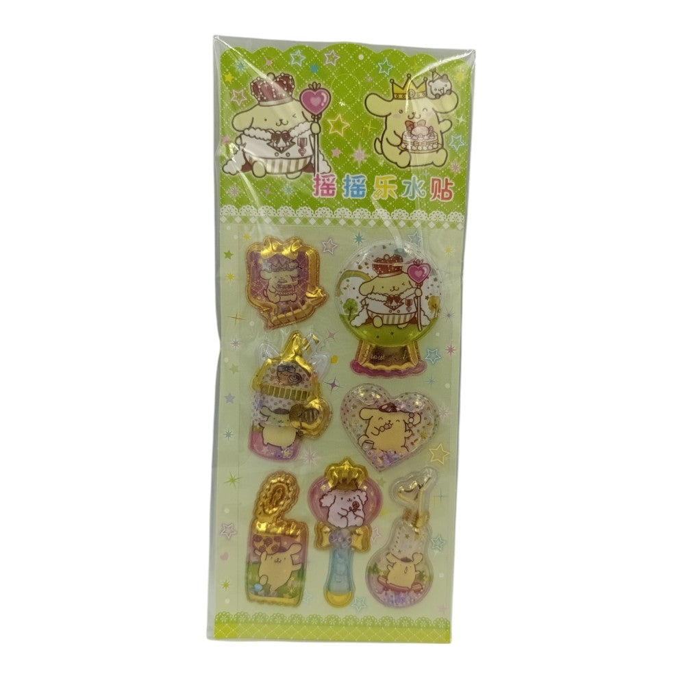 OEMΑυτοκόλλητα Με Νερό & Glitter Διάφορες Φιγούρες 5 Σχέδια - 1 Τμχpapell.gr