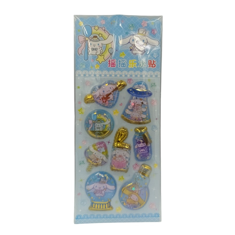 OEMΑυτοκόλλητα Με Νερό & Glitter Διάφορες Φιγούρες 5 Σχέδια - 1 Τμχpapell.gr