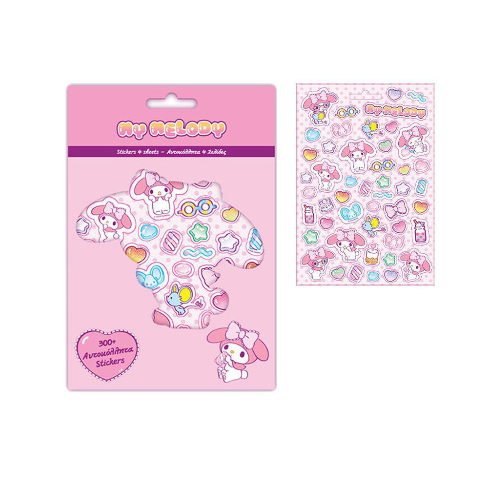 Αυτοκόλλητα Μπλοκ My Melody 300Τμχ  14,5x21.5Εκ
