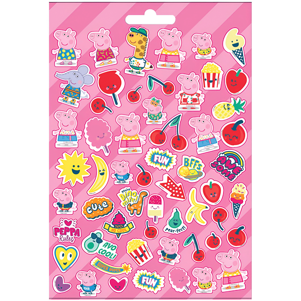 Αυτοκολλητα 300 Tem Μπλοκ 14,5 Χ 21,5 Εκ Peppa Pig