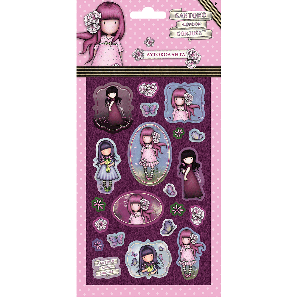 Santoro Gorjuss Αυτοκολλητα Puffy 6