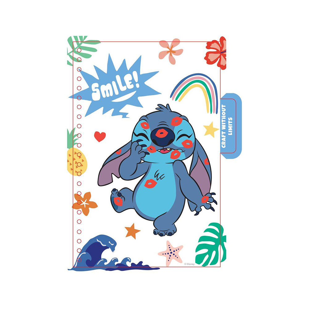 DiakakisΑυτοκόλλητα Τετράδιο Lilo & Stitch 13.2X20 Εκpapell.gr