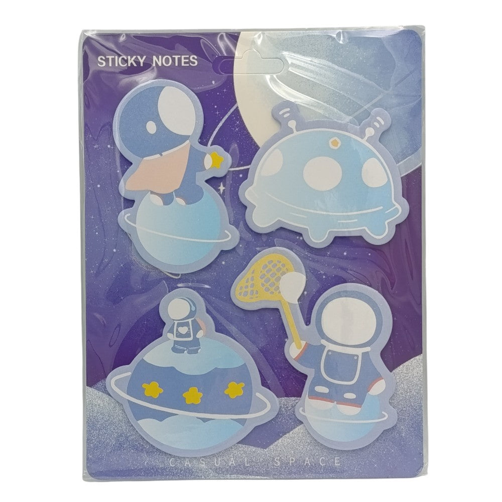 Αυτοκόλλητες Σημειώσεις Διάστημα 80Φ 3 Σχέδια -1Τμχ