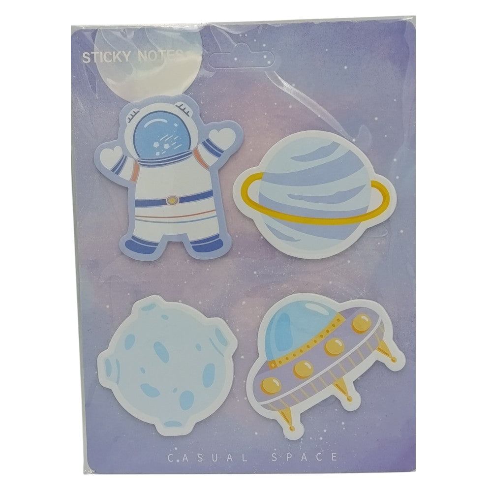 Αυτοκόλλητες Σημειώσεις Διάστημα 80Φ 3 Σχέδια -1Τμχ