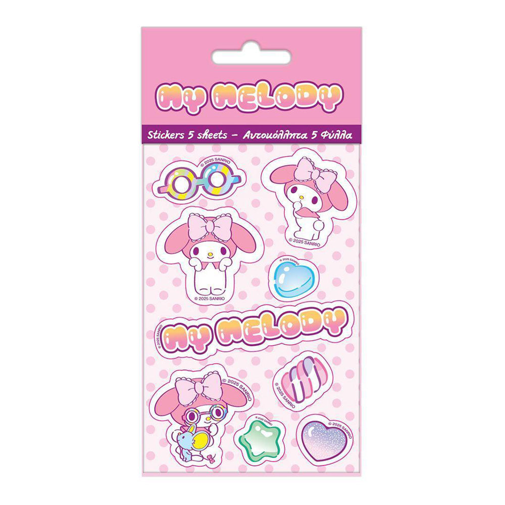 Αυτοκόλλητα My Melody 8x12Εκ 5Φ
