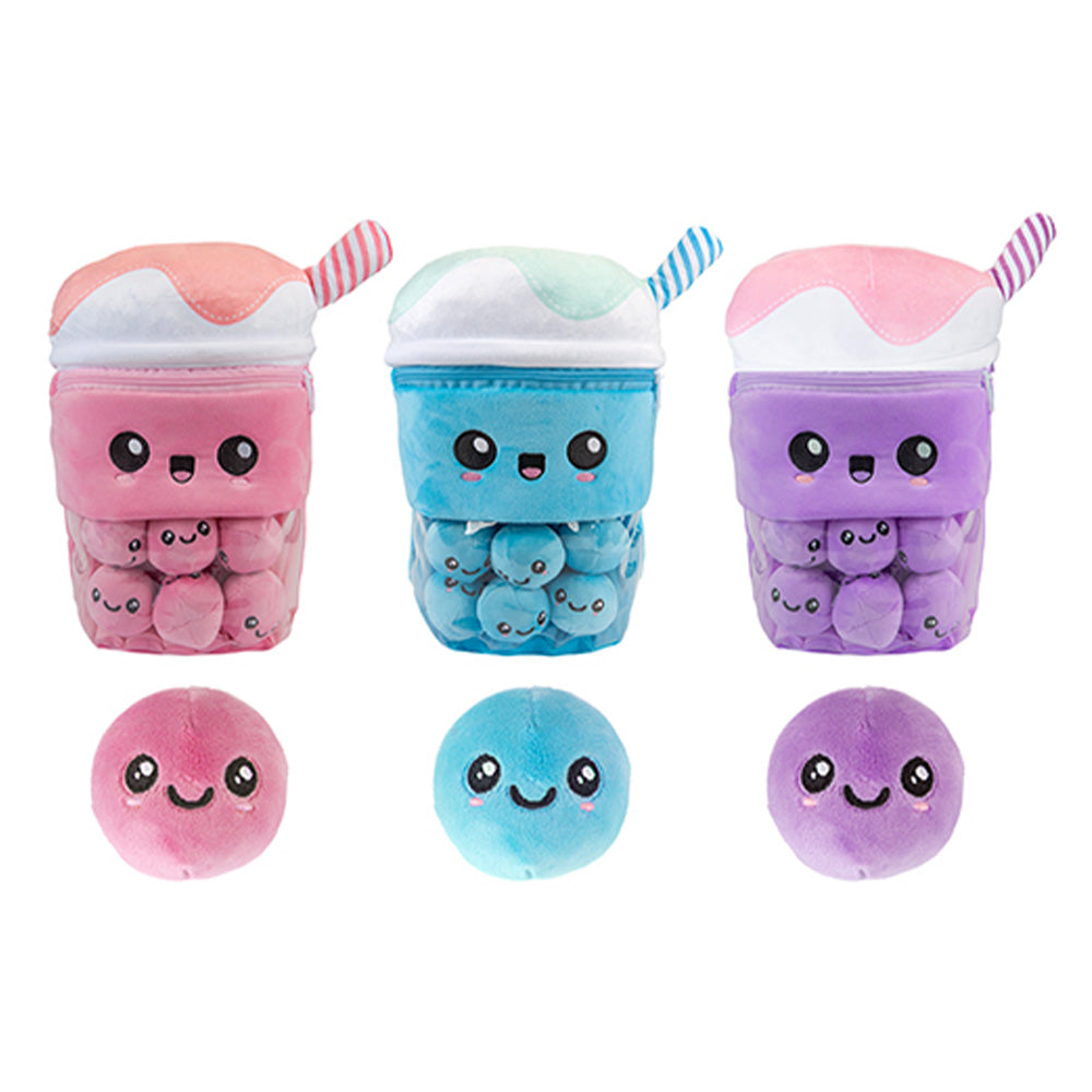 PmsPms Λούτρινο Boba Tea With Mini Bubbles Zip Pounch 35 Εκpapell.gr