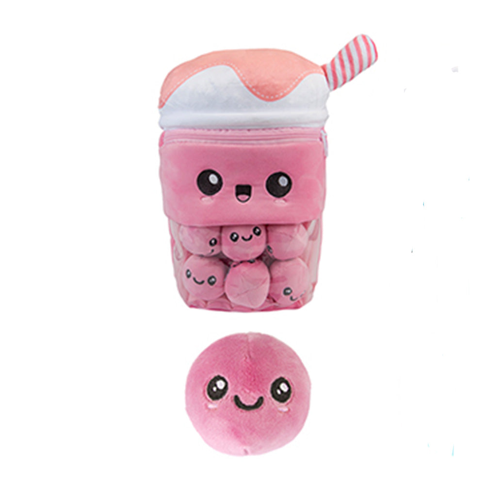 PmsPms Λούτρινο Boba Tea With Mini Bubbles Zip Pounch 35 Εκpapell.gr