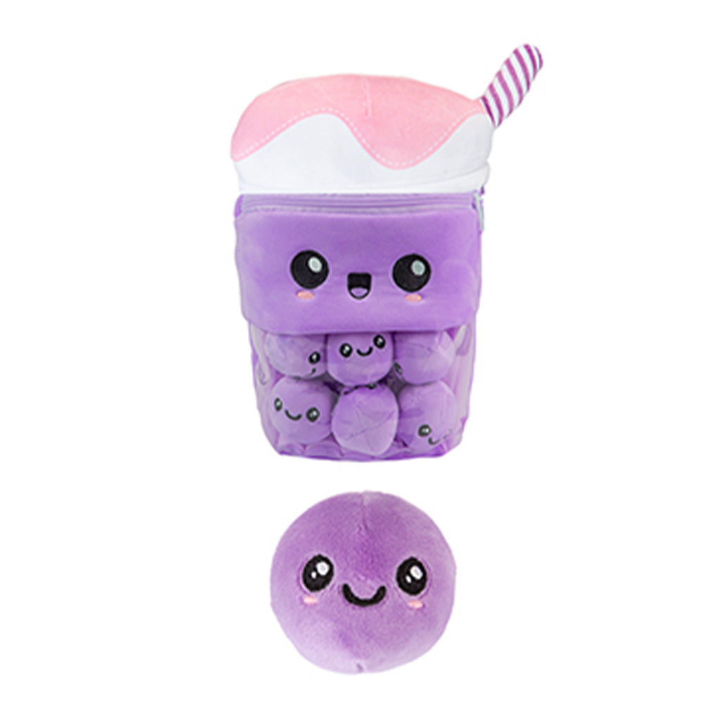 PmsPms Λούτρινο Boba Tea With Mini Bubbles Zip Pounch 35 Εκpapell.gr
