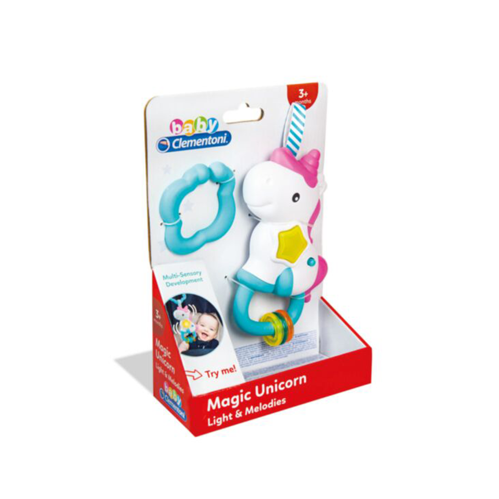 ClementoniBaby Clementoni Βρεφική Ηλεκτρονική Κουδουνίστρα Μονόκερος Για 3+ Μηνώνpapell.gr