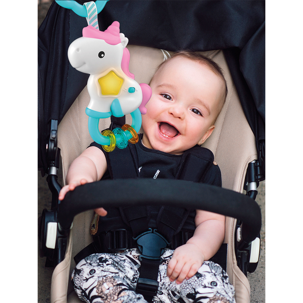 ClementoniBaby Clementoni Βρεφική Ηλεκτρονική Κουδουνίστρα Μονόκερος Για 3+ Μηνώνpapell.gr