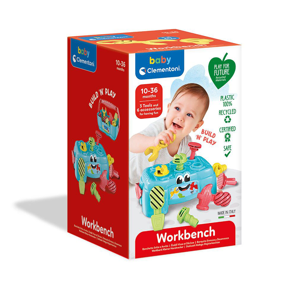 ClementoniBaby Clementoni Play For Future Βρεφικό Παιχνίδι Πάγκος Εργασίας Για 10-36 Μηνώνpapell.gr