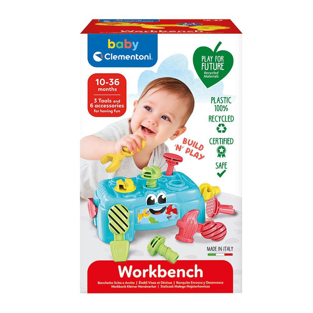ClementoniBaby Clementoni Play For Future Βρεφικό Παιχνίδι Πάγκος Εργασίας Για 10-36 Μηνώνpapell.gr
