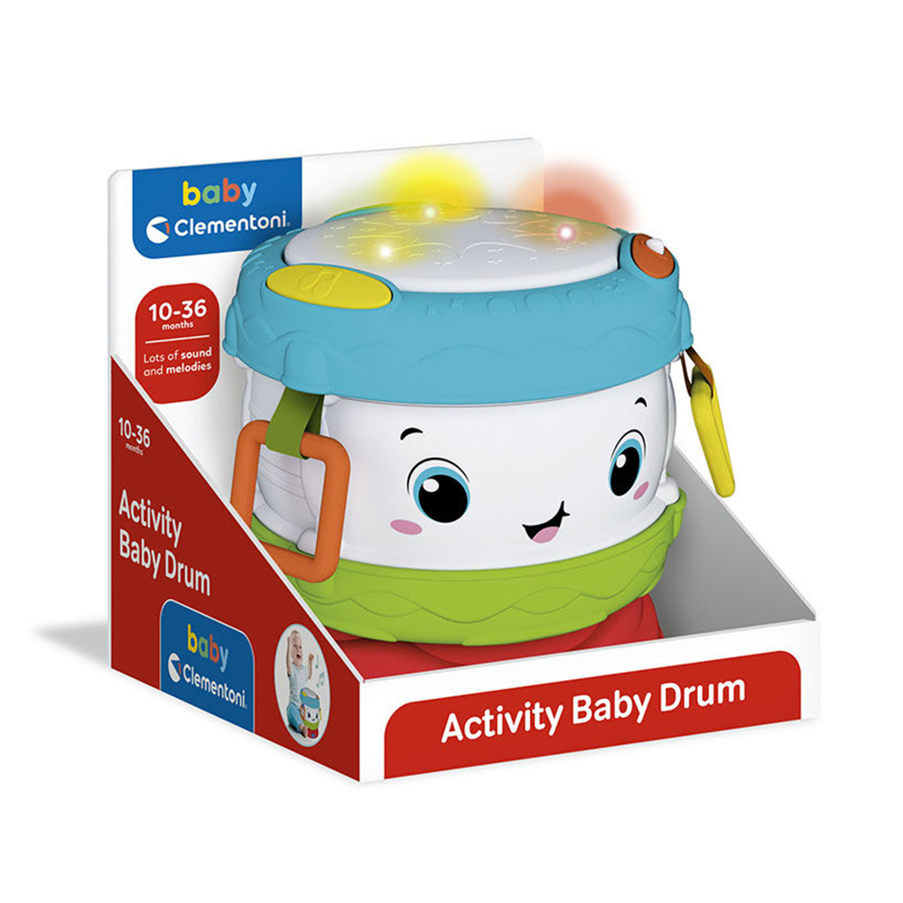 ClementoniBaby Clementoni Βρεφικό Μουσικό Τύμπανο Με Δραστηριότητες Για 10-36 Μηνώνpapell.gr