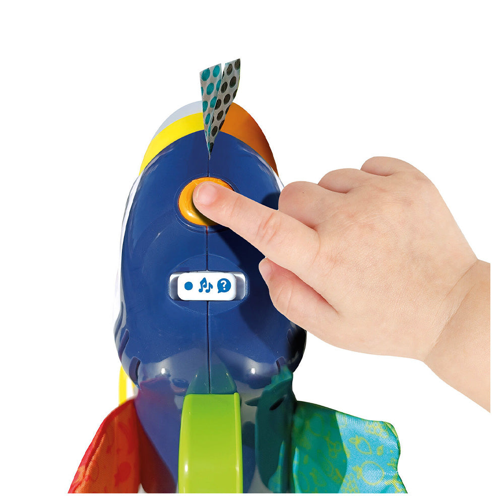 ClementoniBaby Clementoni Βρεφικό Εκπαιδευτικό Παιχνίδι Χουάν το Τουκάν - Μιλάει Ελληνικά - Για 12+ Μηνώνpapell.gr
