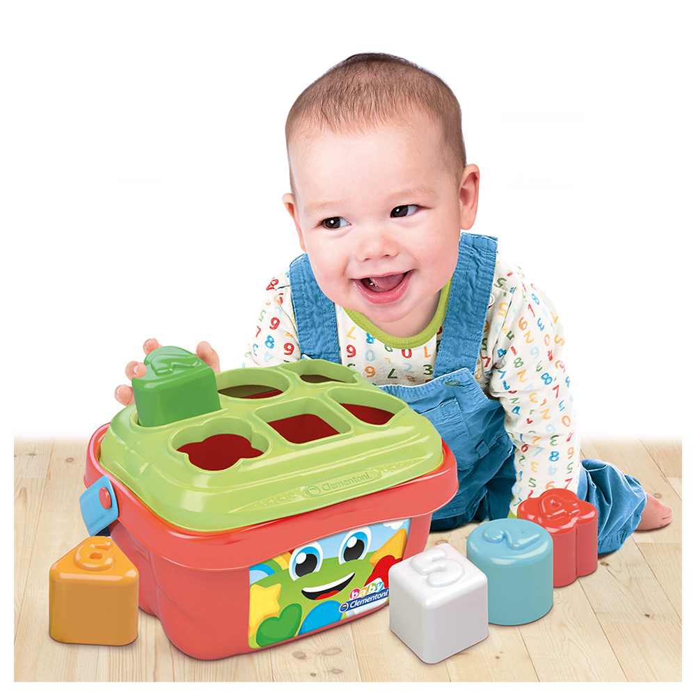 Baby Clementoni Play For Future Βρεφικό Παιχνίδι Κουβαδάκι Με Σχήματα Για 10-36 Μηνών