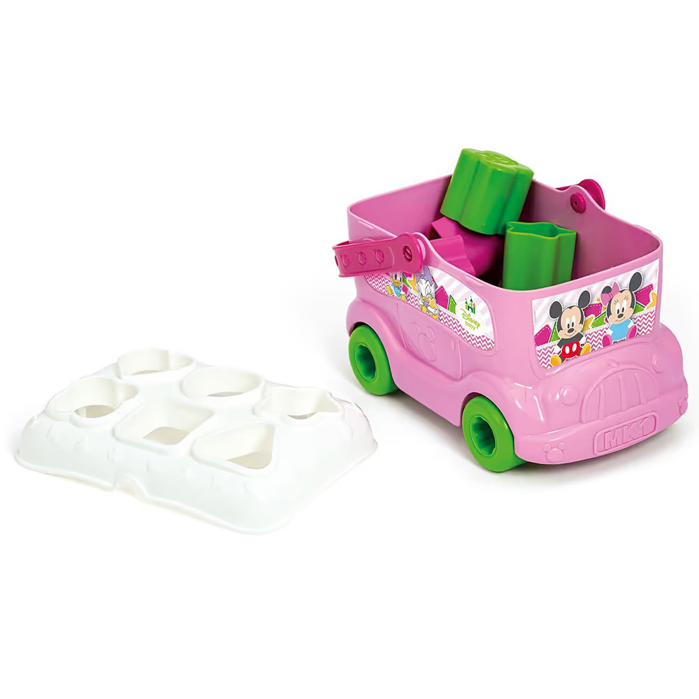 Baby Clementoni Βρεφικό Παιχνίδι Minnie Λεωφορειάκι Με Σχήματα Για 10+ Μηνών