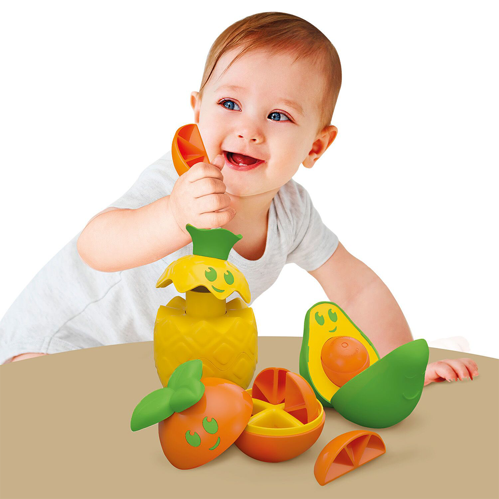 ClementoniBaby Clementoni Play For Future Βρεφικό Παιχνίδι Σετ Φρούτων Για 12-36 Μηνώνpapell.gr