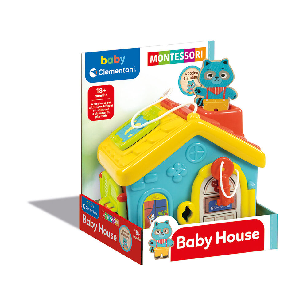 CLEMENTONIBaby Clementoni Βρεφικό Παιχνίδι Baby House Για 18+ Μηνώνpapell.gr