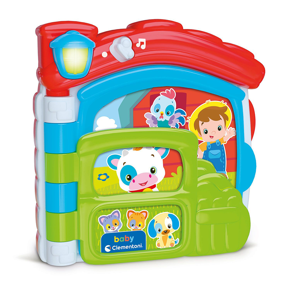Baby Clementoni Βρεφικό Εκπαιδευτικό Βιβλιαράκι Για 10-36 Μηνών