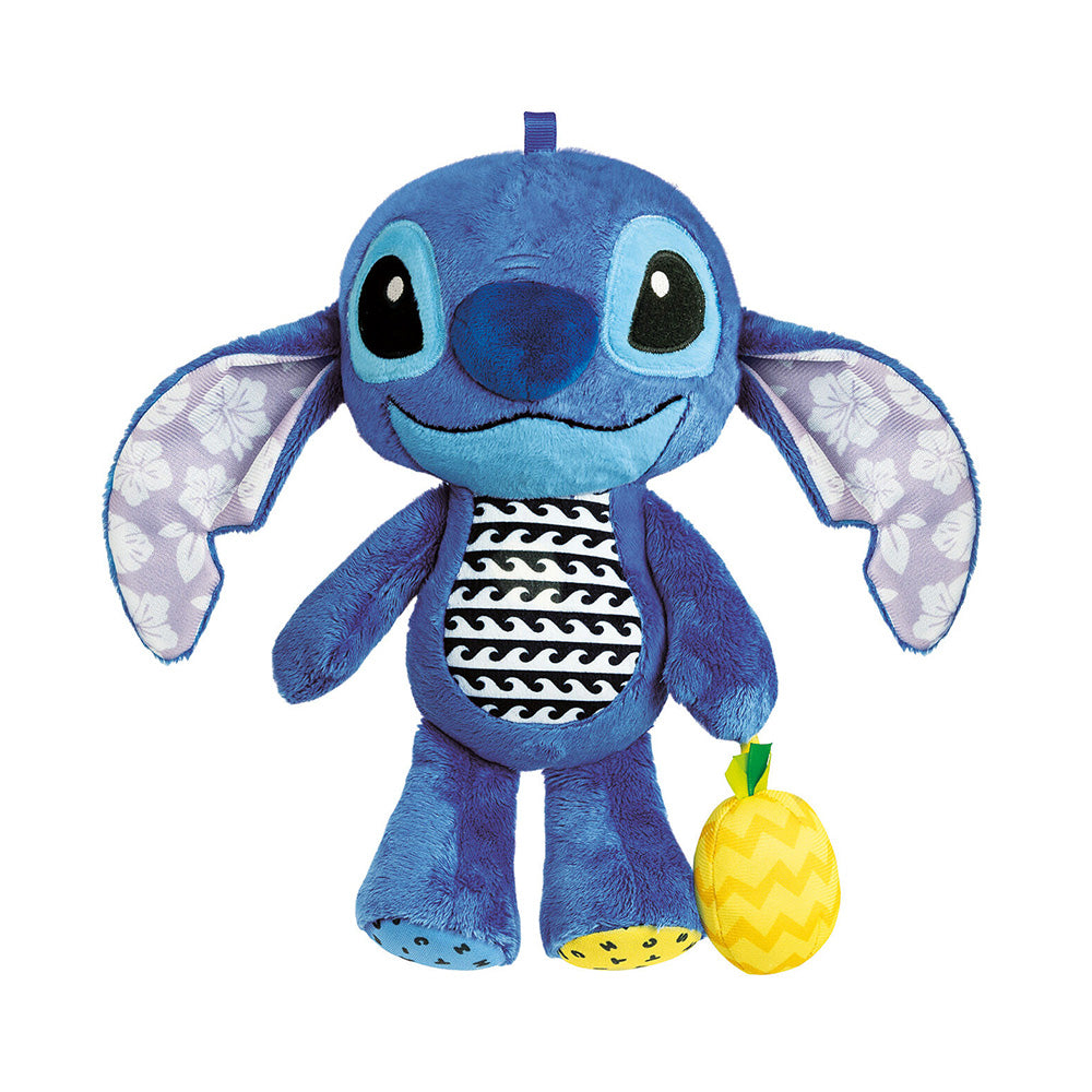 ClementoniDisney Baby Βρεφική Χνουδωτή Κουδουνίστρα Stitch Για 6+ Μηνώνpapell.gr