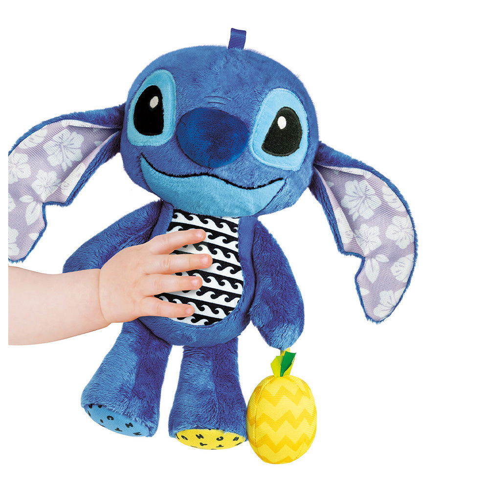 ClementoniDisney Baby Βρεφική Χνουδωτή Κουδουνίστρα Stitch Για 6+ Μηνώνpapell.gr
