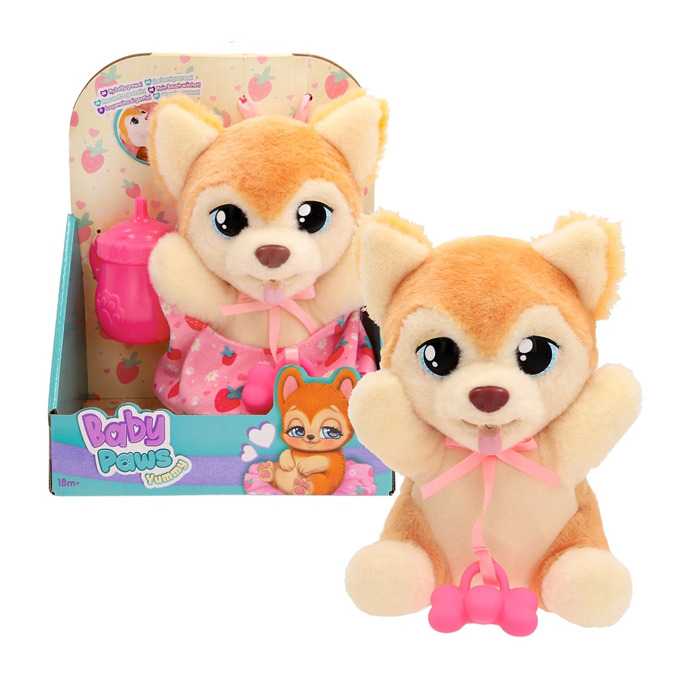 AS Baby Paws Yummy Λούτρινα Διαδραστικά Σκυλάκια 3 Σχέδια - 1 Τμχ Για 18+ Μηνών – εικόνα προϊόντος 5