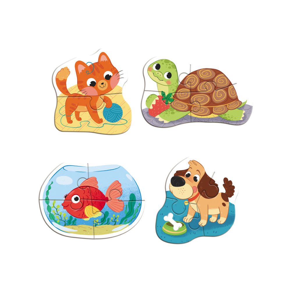Dodo Baby Puzzle 4 in 1 – Κατοικίδια