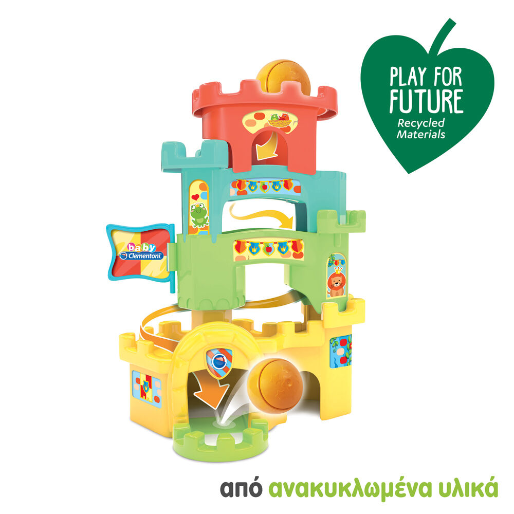 ClementoniBaby Clementoni Play For Future Βρεφικό Παιχνίδι Πυραμίδα Με Μπάλα Για 10-36 Μηνώνpapell.gr