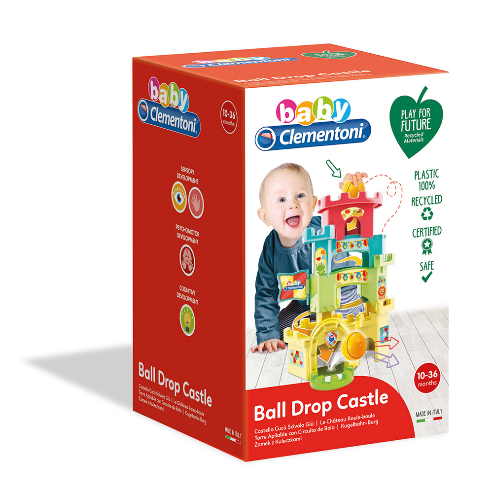 ClementoniBaby Clementoni Play For Future Βρεφικό Παιχνίδι Πυραμίδα Με Μπάλα Για 10-36 Μηνώνpapell.gr