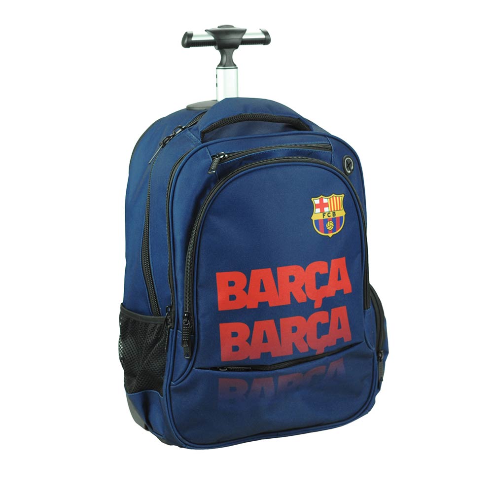Back Me Up Σχολική Τσάντα Τρόλεϊ Δημοτικού Barcelona 48(+5)x33x28 εκ
