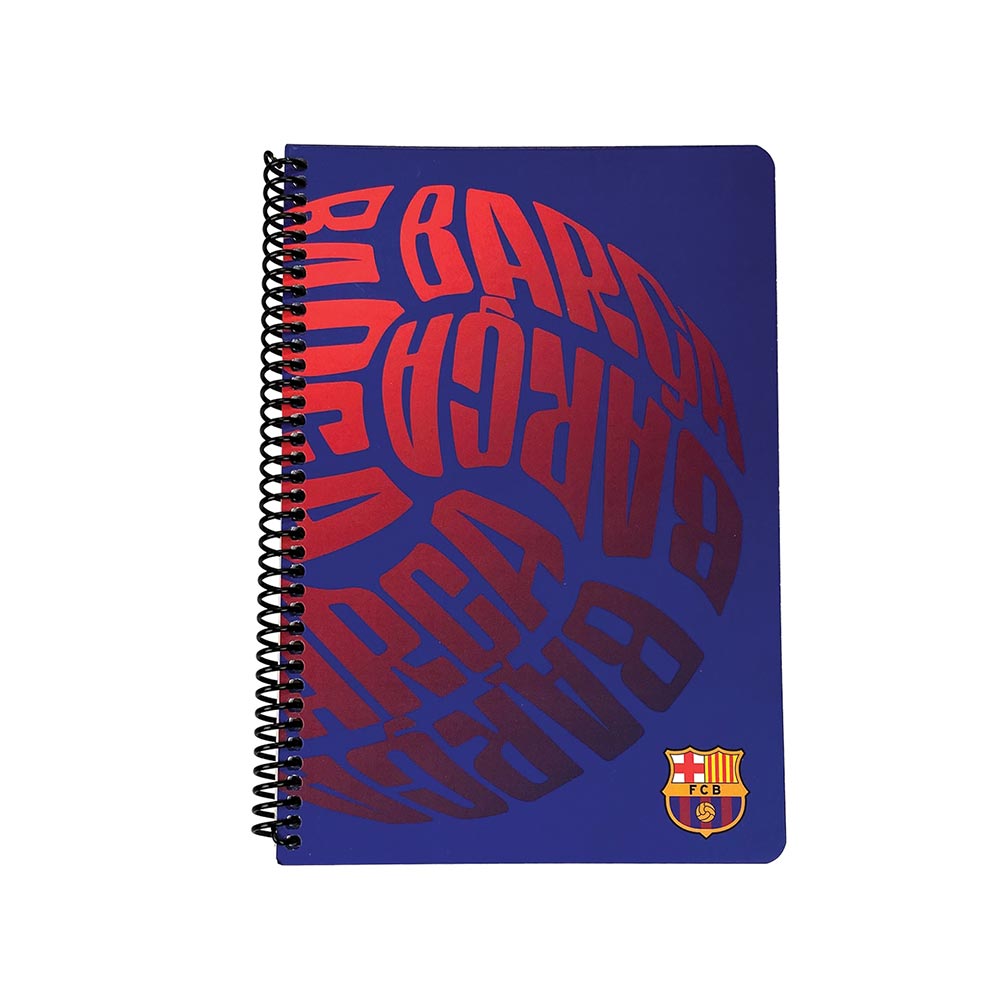 Back Me Up Τετράδιο Σπιράλ Β5 17x25 εκ Barcelona FC 2 Θεμάτων 70 Φ