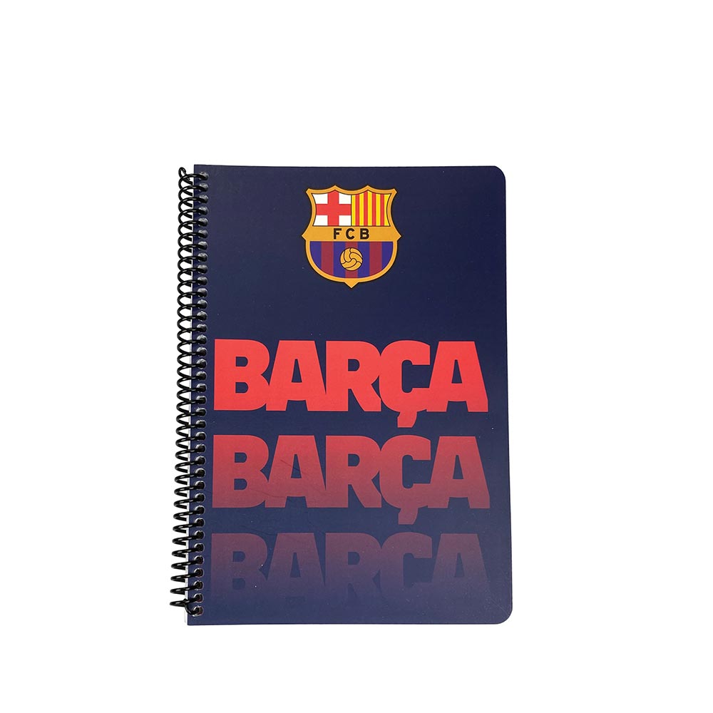 Back Me Up Τετράδιο Σπιράλ Β5 17x25 εκ Barcelona FC 2 Θεμάτων 70 Φ