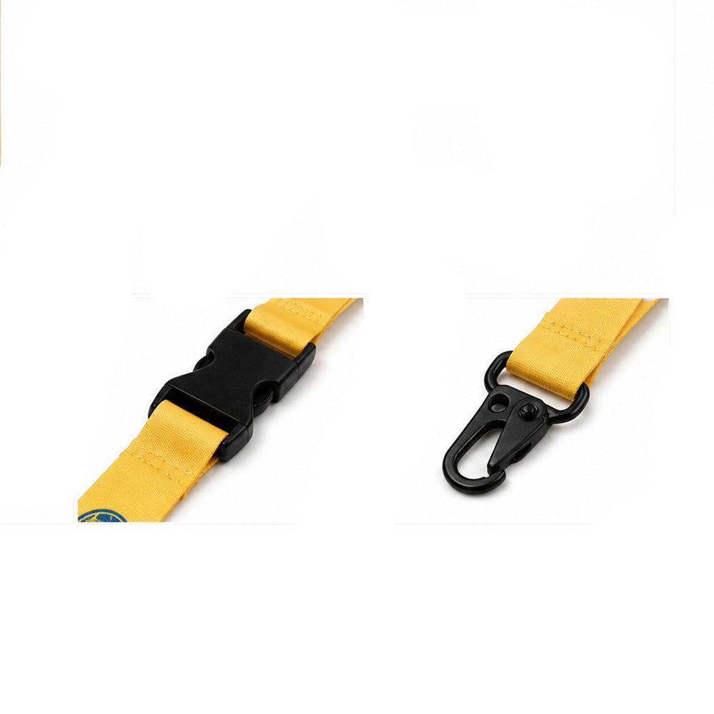 Back Me Up Μπρελόκ Μακρύ Lanyard NBA - Golden State Warriors Κίτρινο