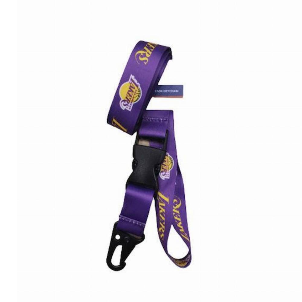 Back Me Up Μπρελόκ Μακρύ Lanyard NBA Los Angeles Lakers Μωβ