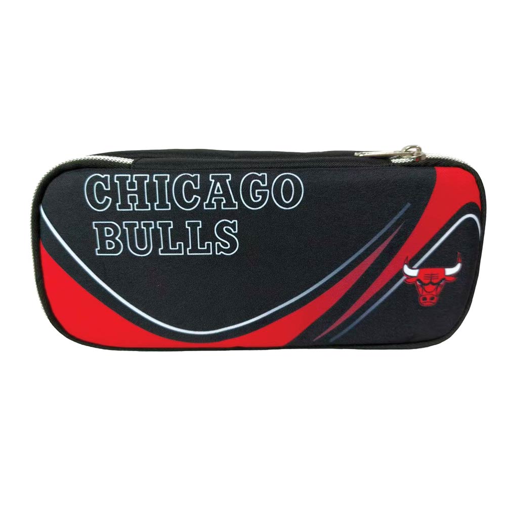 Back Me Up Κασετίνα Οβάλ NBA Chicago Bulls 23x10x6 εκ