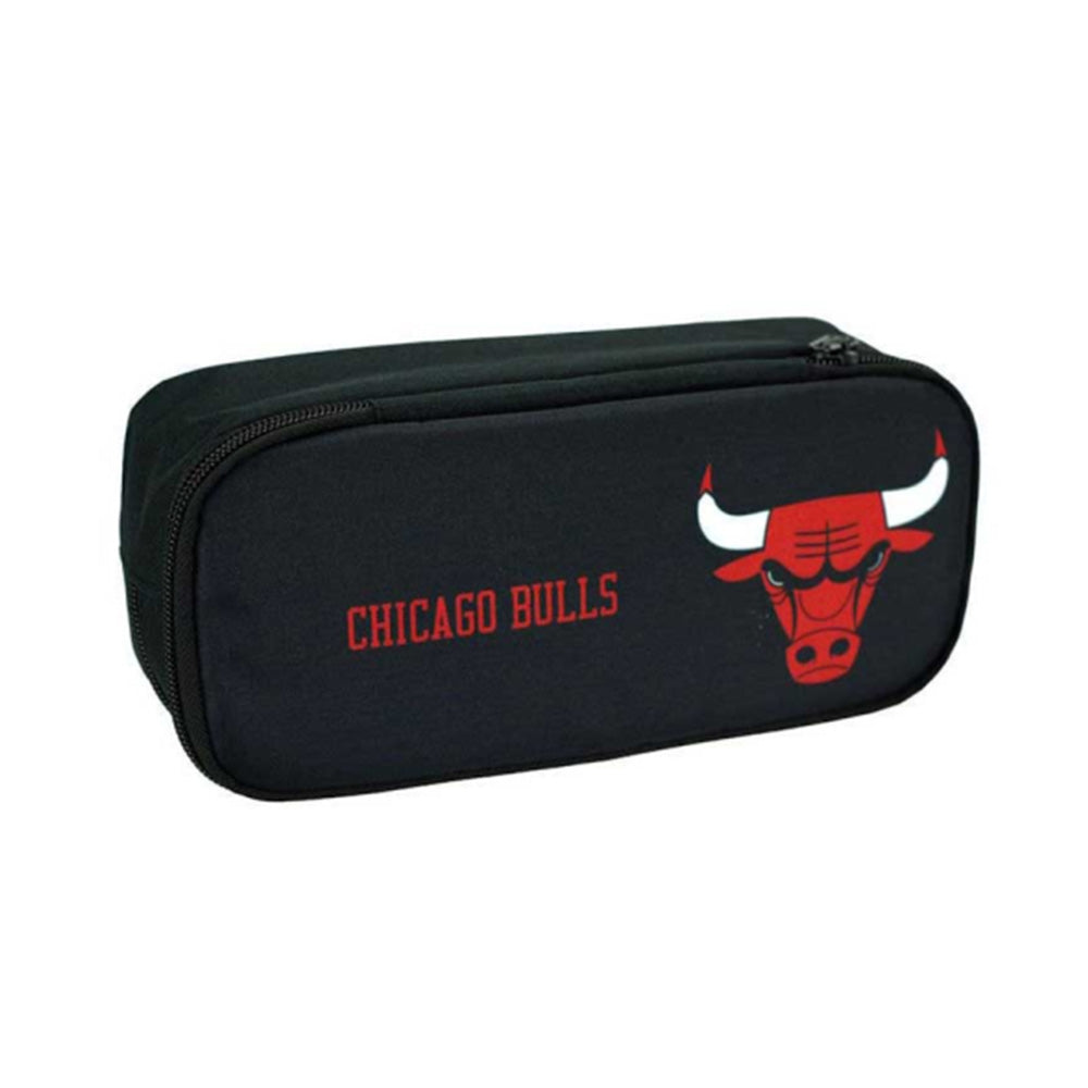 Back Me Up Κασετίνα Βαρελάκι NBA Bulls Οβάλ 23x10x6εκ