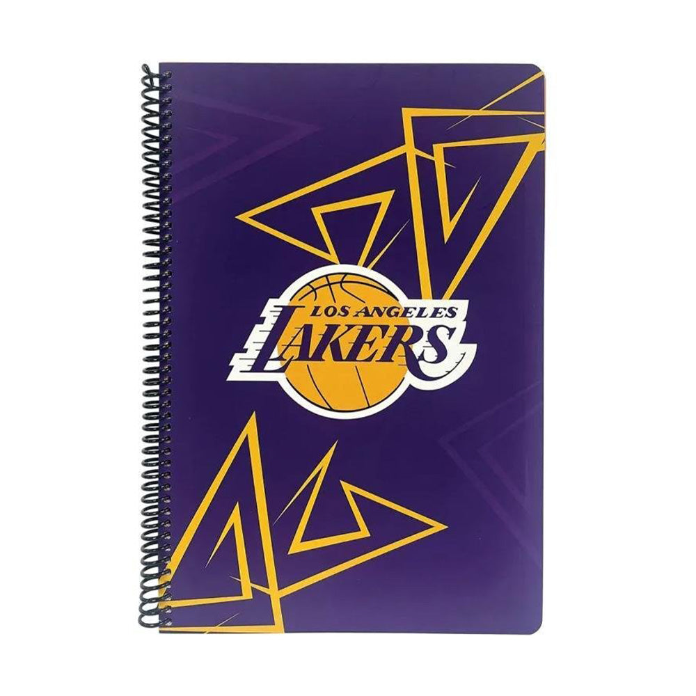 Back Me Up Τετράδιο Σπιράλ Ριγέ NBA Los Angeles Lakers