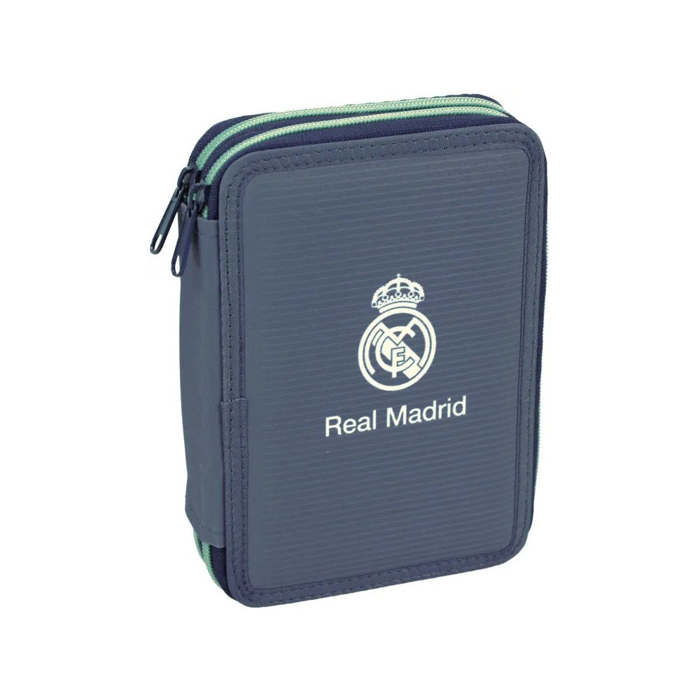 Back Me Up Κασετίνα Διπλή Γεμάτη Real Madrid 20x14x4 εκ