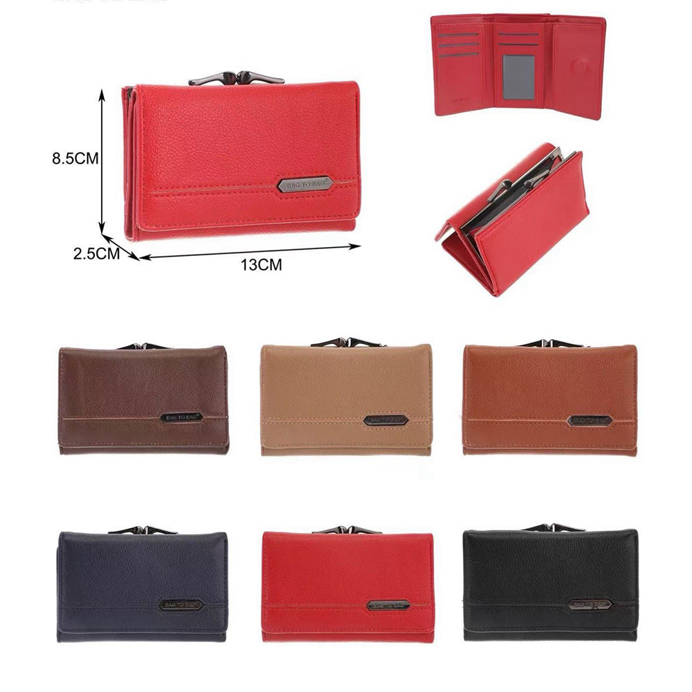 Bag to Bag Γυναικείο Πορτοφόλι 13χ8 εκ 6 Χρώματα - 1 Τμχ