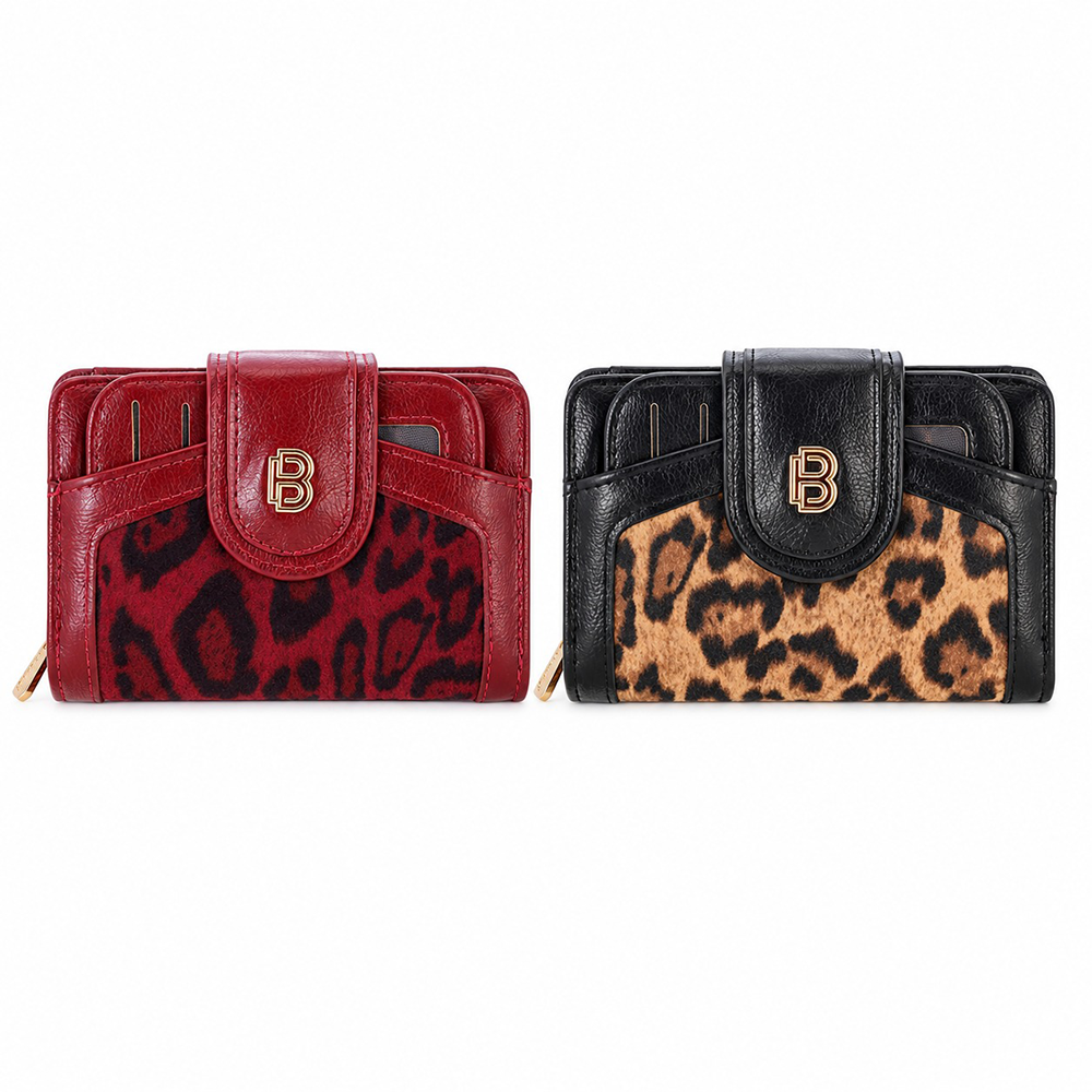 Bag to Bag Γυναικείο Πορτοφόλι Cow Print 14x10x4 εκ