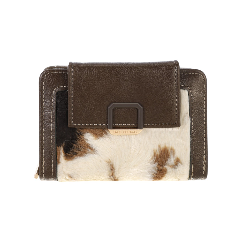 Bag to Bag Γυναικείο Πορτοφόλι Cow Print 14x10x4 εκ