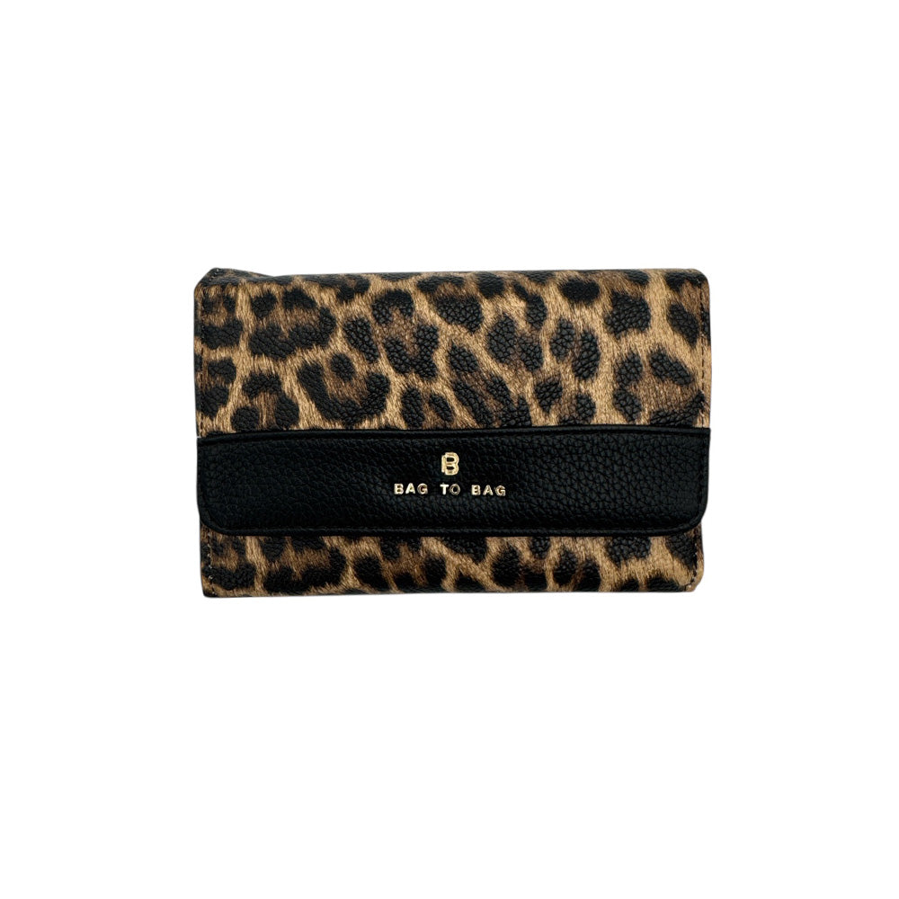 Bag to Bag Γυναικείο Πορτοφόλι Leoparda 15x10 εκ 2 Χρώματα - 1 Τμχ