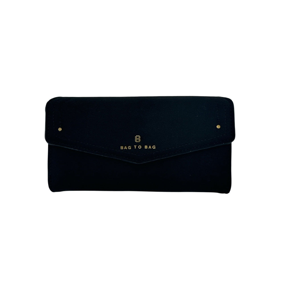 Bag to Bag Γυναικείο Πορτοφόλι Μαύρο 20x10 εκ
