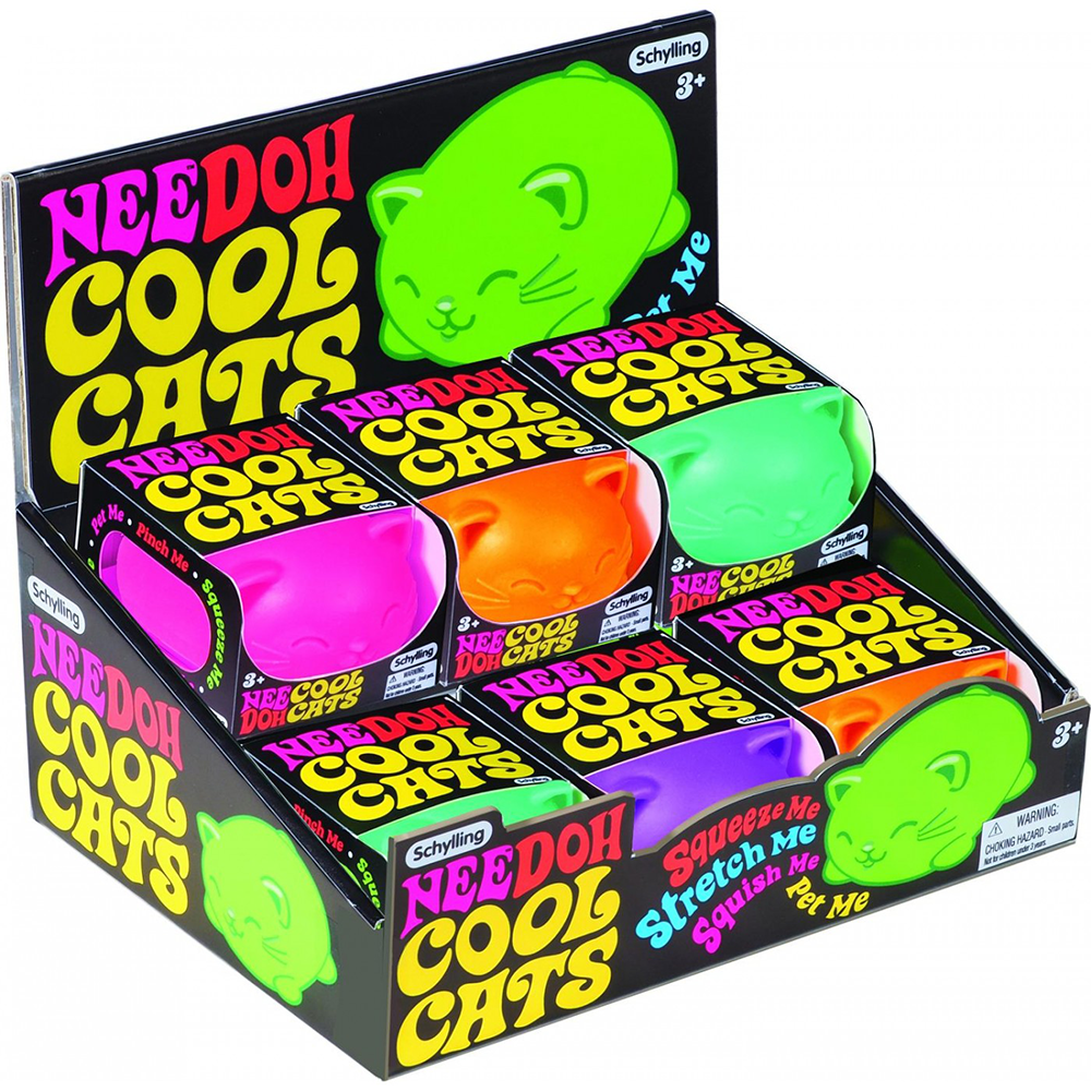 Nee DohNee Doh Μπάλα  Cool Cats - 4 Σχέδια - 1 Τμχpapell.gr