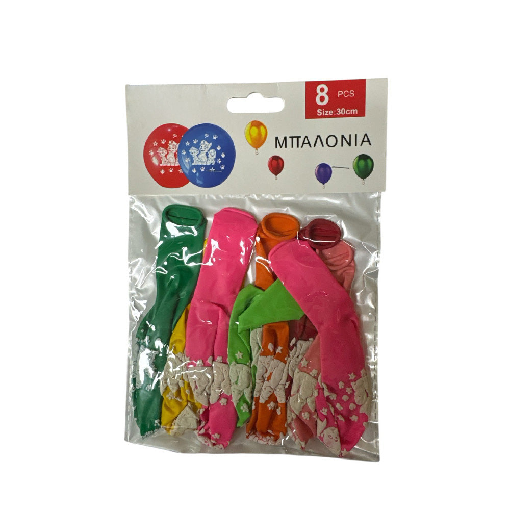 Μπαλόνια Paw Patrol 30  – 8 Τεμαχίων