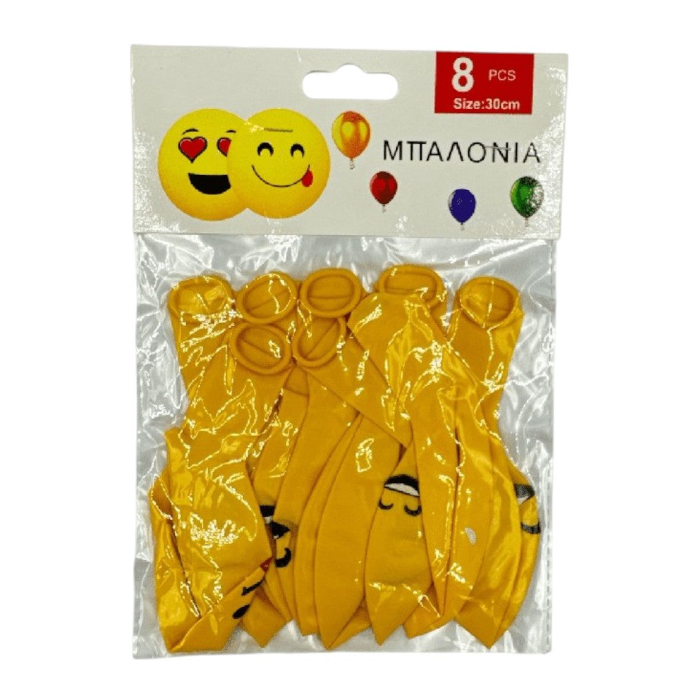 Μπαλόνια Smiley 30Cm 8Tmx